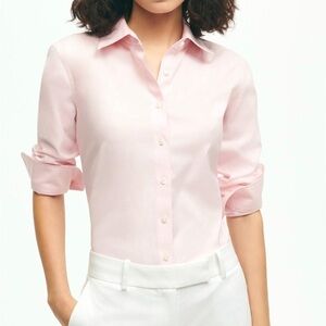 Pink (Pale Petal) button down size xxl - Ann Taylor. NEVER WORN - NO TAGS